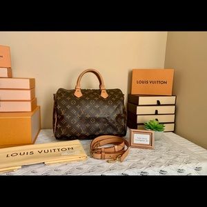 Louis Vuitton Monogram SPEEDY BANDOULIÈRE 30